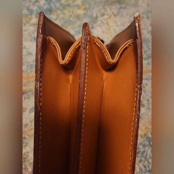 Louis Vuitton Brown Leather Briefcase - Picture 3 of 7